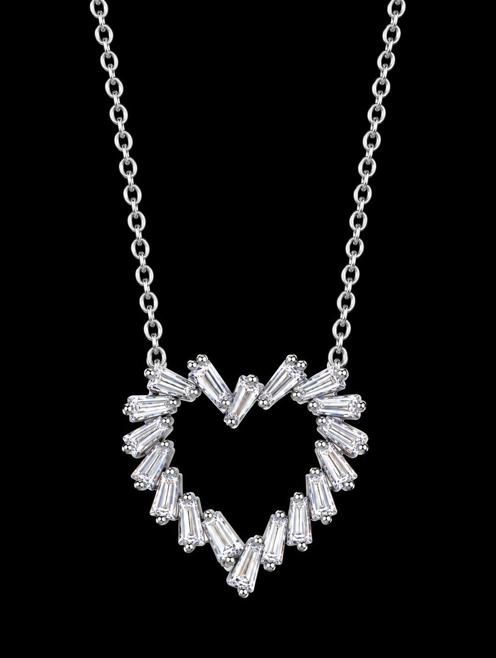 Macy's Open Heart Pendant Necklace